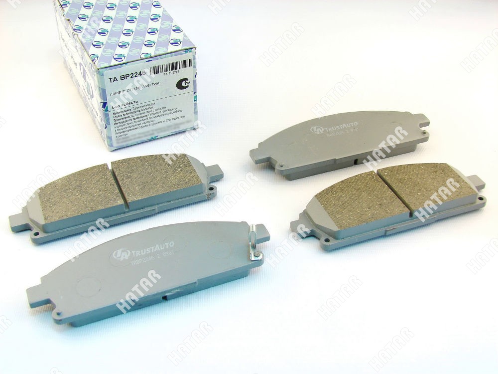 TRUSTAUTO Дисковые тормозные колодки ta; TABP2246