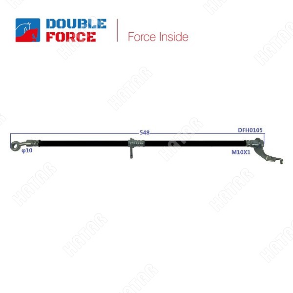DOUBLE FORCE Шланг тормозной DFH0105