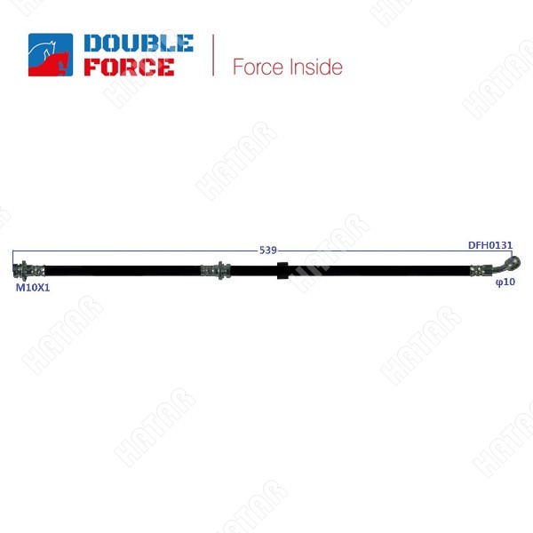DOUBLE FORCE Шланг тормозной DFH0131