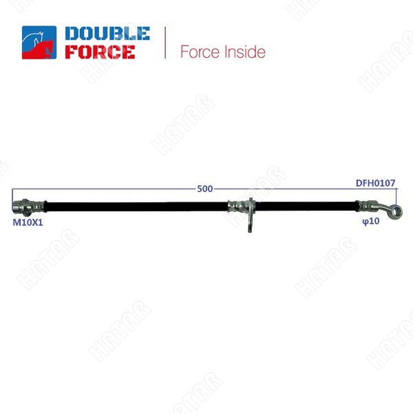 DOUBLE FORCE Шланг тормозной DFH0107