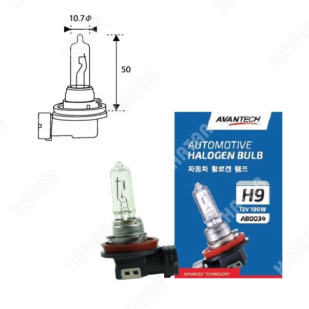 AVANTECH Лампа головного света AB0034