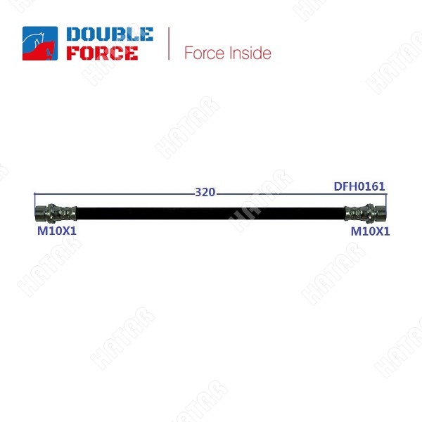 DOUBLE FORCE Шланг тормозной DFH0161